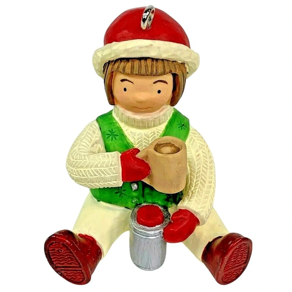 Hallmark WAITING FOR SANTA! Keepsake Ornament 2003‎ Tea Light Holder 6 Piece Set